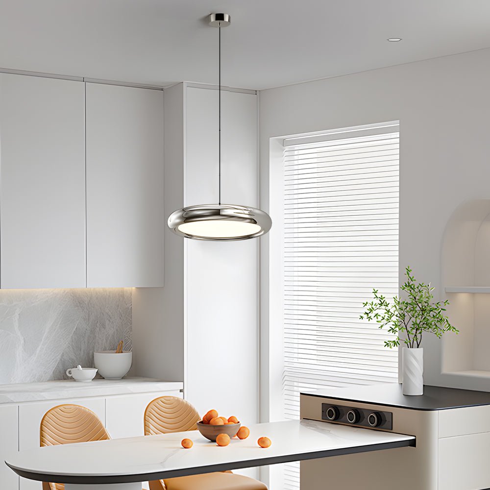 RAVENHALL TRIO SPHERE METALLIC LED HANGING LAMP