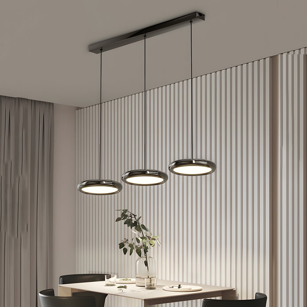 RAVENHALL TRIO SPHERE METALLIC LED HANGING LAMP
