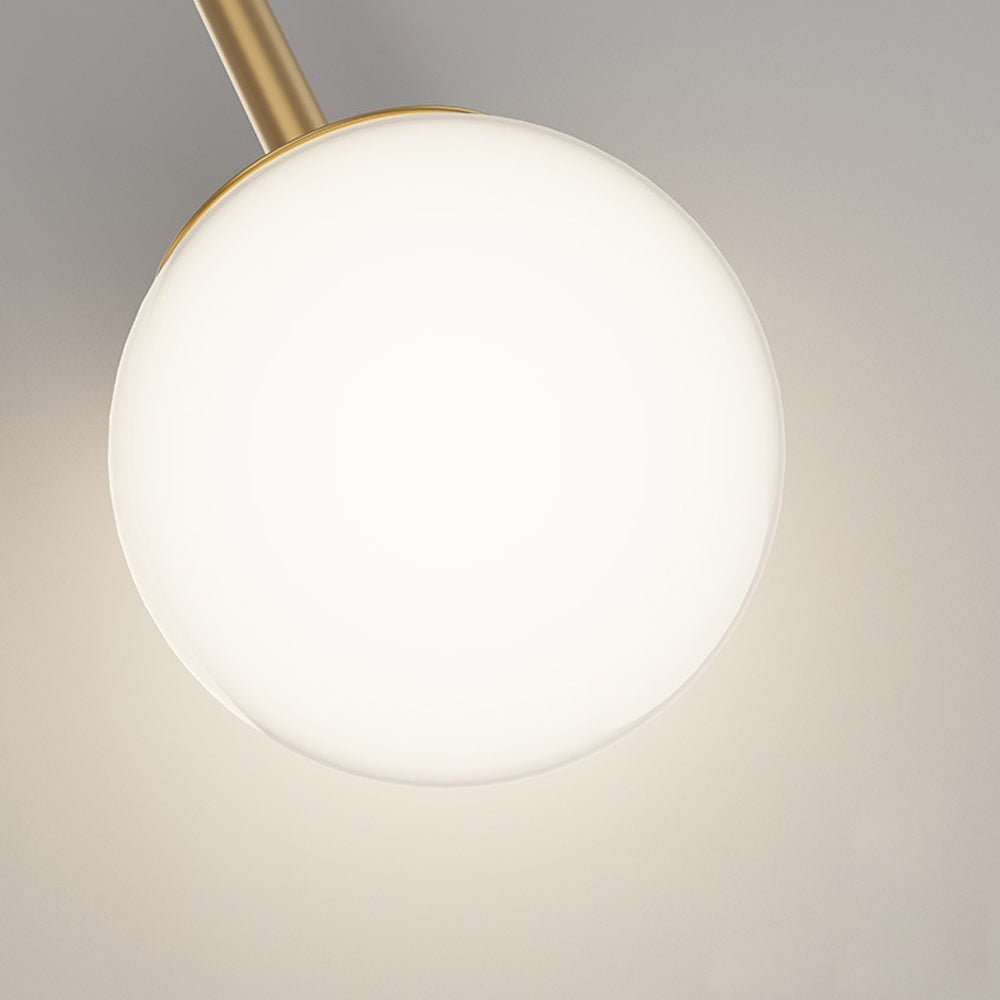 WINTHORPE ACRYLIC RING WALL SCONCE WITH FROSTED GLOBE