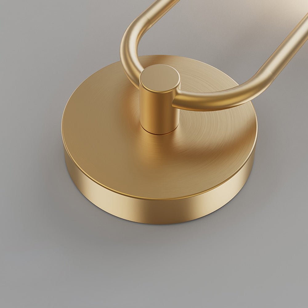 WINTHORPE ACRYLIC RING WALL SCONCE WITH FROSTED GLOBE