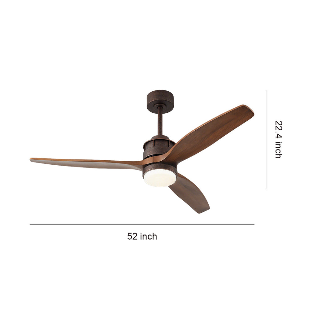 WILLOUGHBY TRIO WOODEN CEILING FAN WITH ILLUMINATION REMOTE"  
2. "BRAMBLEWOOD TRIFECTA LIGHTED CEILING FAN WITH WIRELESS CONTROL"  
3. "PENROSE THREE-BLADE WOODEN FAN WITH INTEGRATED LIGHT AND REMOTE"  
4. "DORCHESTER WOODEN FANDANGLE WITH REMOTE-CONTROL