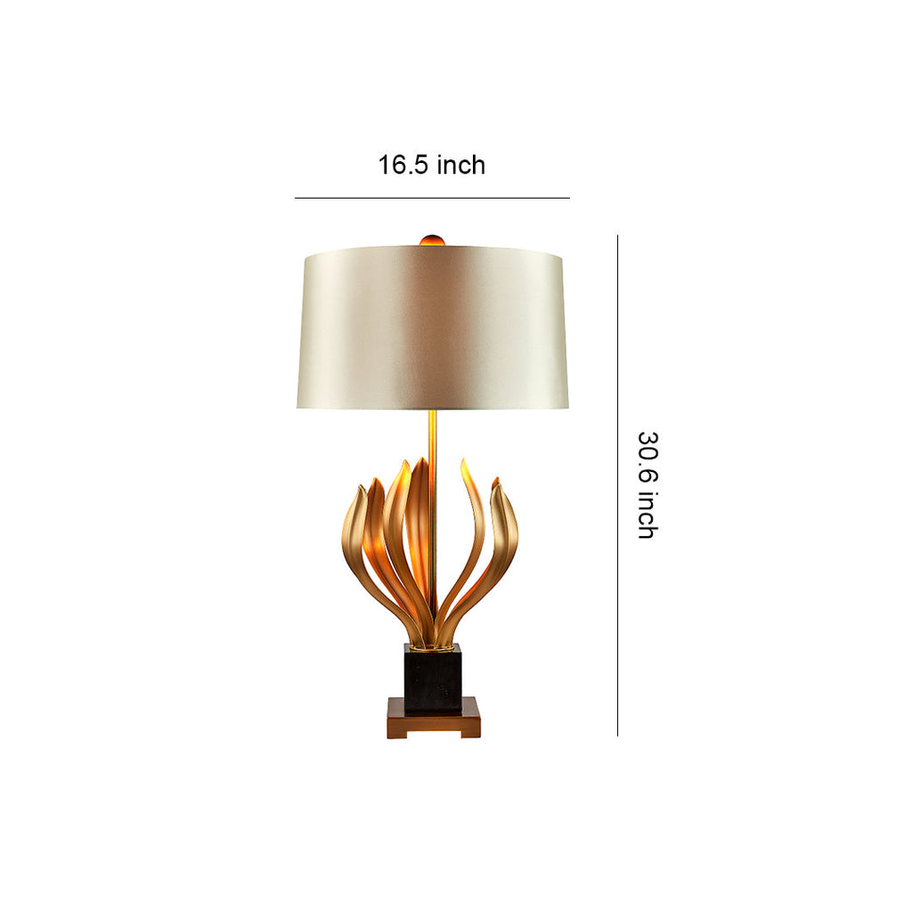 WINTERBOURNE METAL NIGHTSTAND LAMP WITH TEXTILE SHADE
