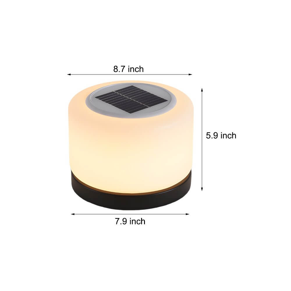 RAVENHURST CIRCULAR LED PILLAR LANTERN WITH DIMMABLE 360° RADIANCE