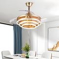 WHITECREST 41" TELESCOPIC CEILING AIR CIRCULATOR WITH INTEGRATED LED ILLUMINATION AND WIRELESS REMOTE