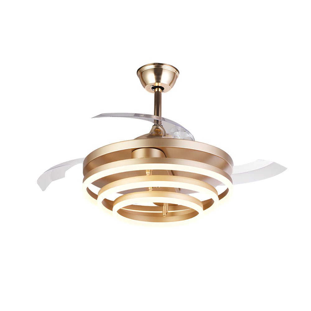 WHITECREST 41" TELESCOPIC CEILING AIR CIRCULATOR WITH INTEGRATED LED ILLUMINATION AND WIRELESS REMOTE