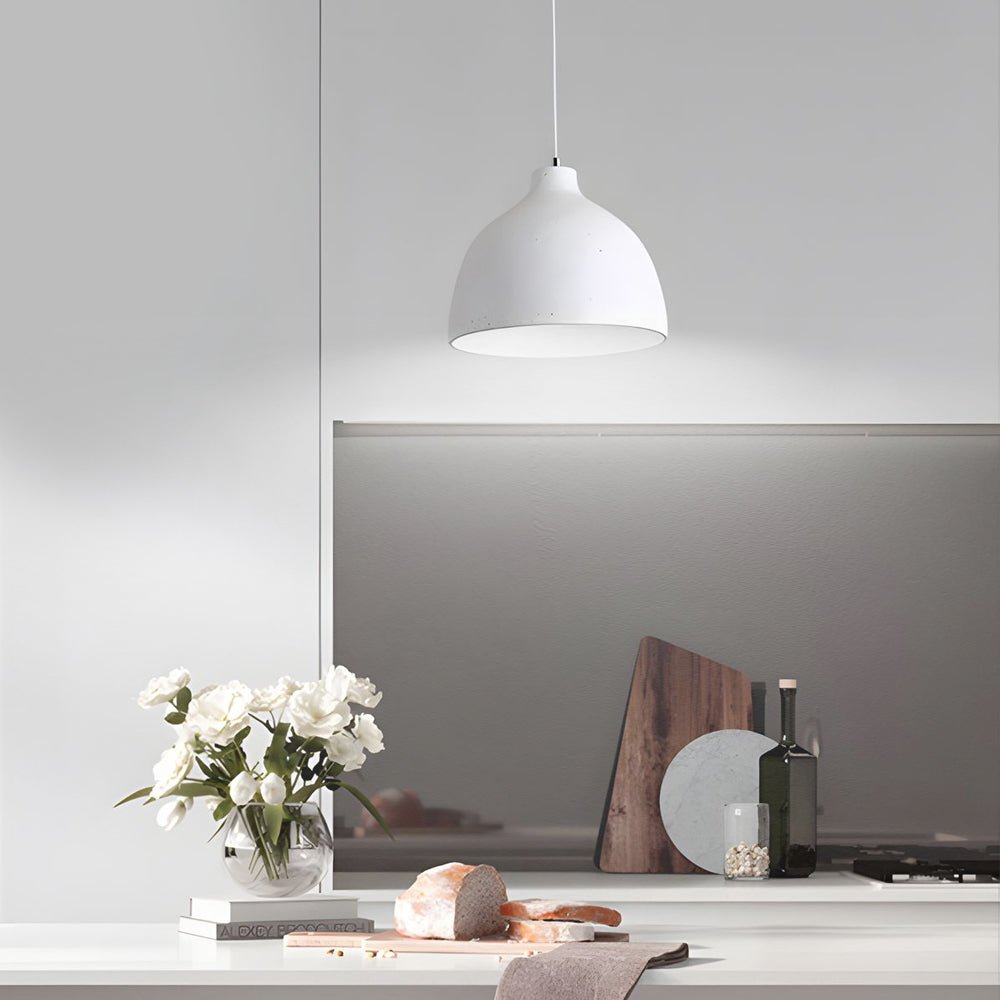 FENWICK RESIN GLOBE HANGING LAMP