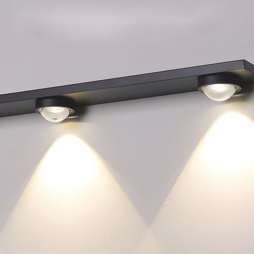 WINTHROP MODERN BLACK ALUMINUM WALL-WASHING LED CEILING LIGHT - 3/4/5-BULB CONFIGURATION