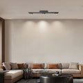 WINTHROP MODERN BLACK ALUMINUM WALL-WASHING LED CEILING LIGHT - 3/4/5-BULB CONFIGURATION