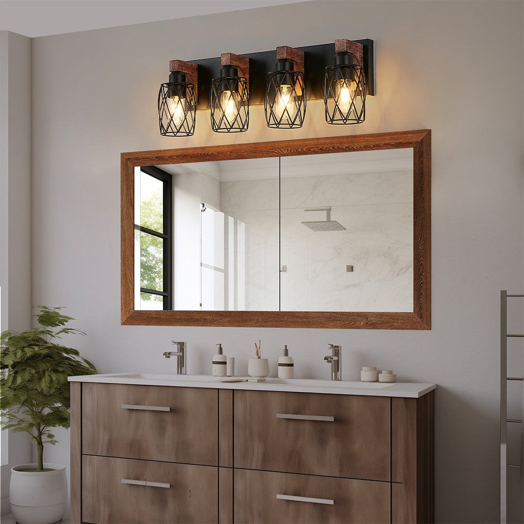 WINCHESTER METAL CAGE BATHROOM LUMINAIRE