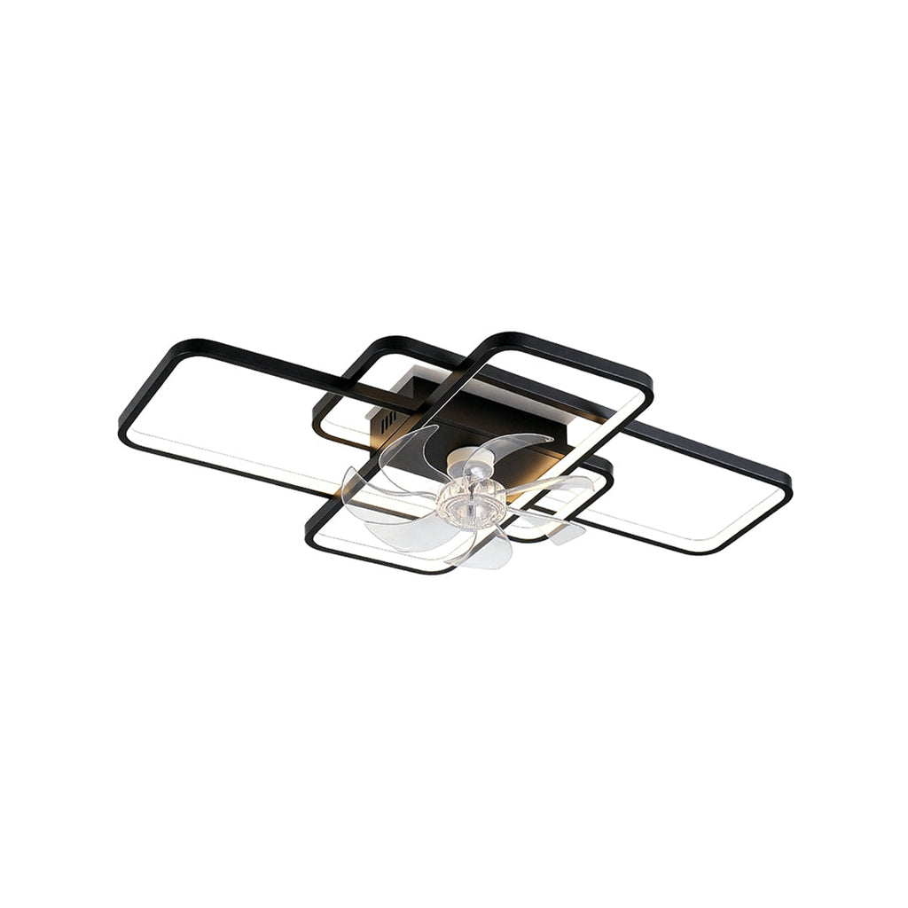 FARNWORTH ACRYLIC SHADE CEILING FAN WITH ILLUMINATION