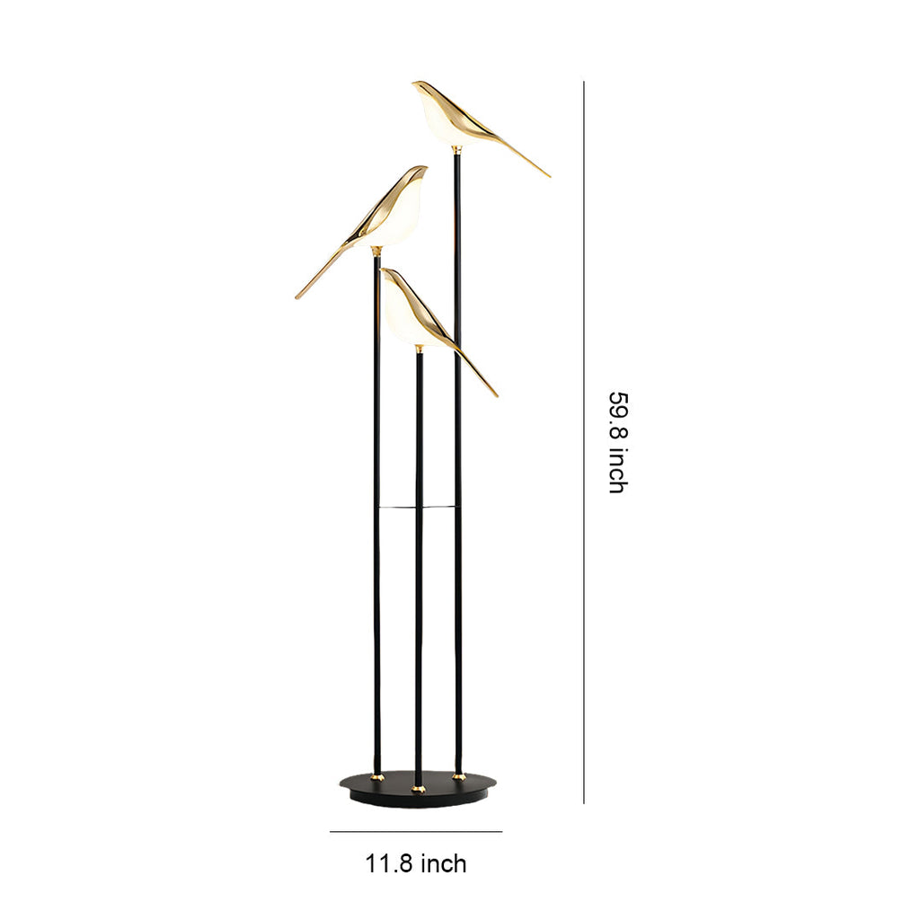 THISTLE TRIO ARTISAN FLOOR LAMP