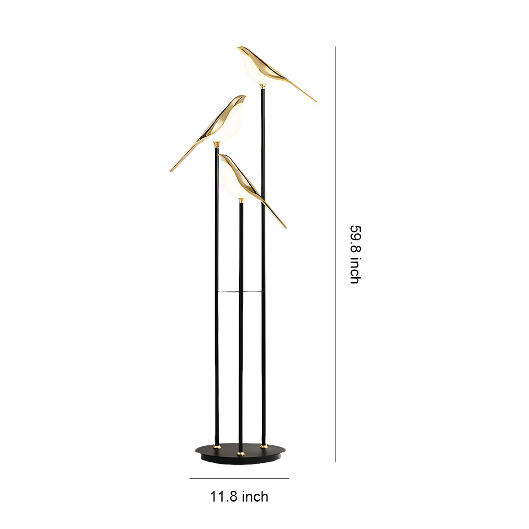 THISTLE TRIO ARTISAN FLOOR LAMP