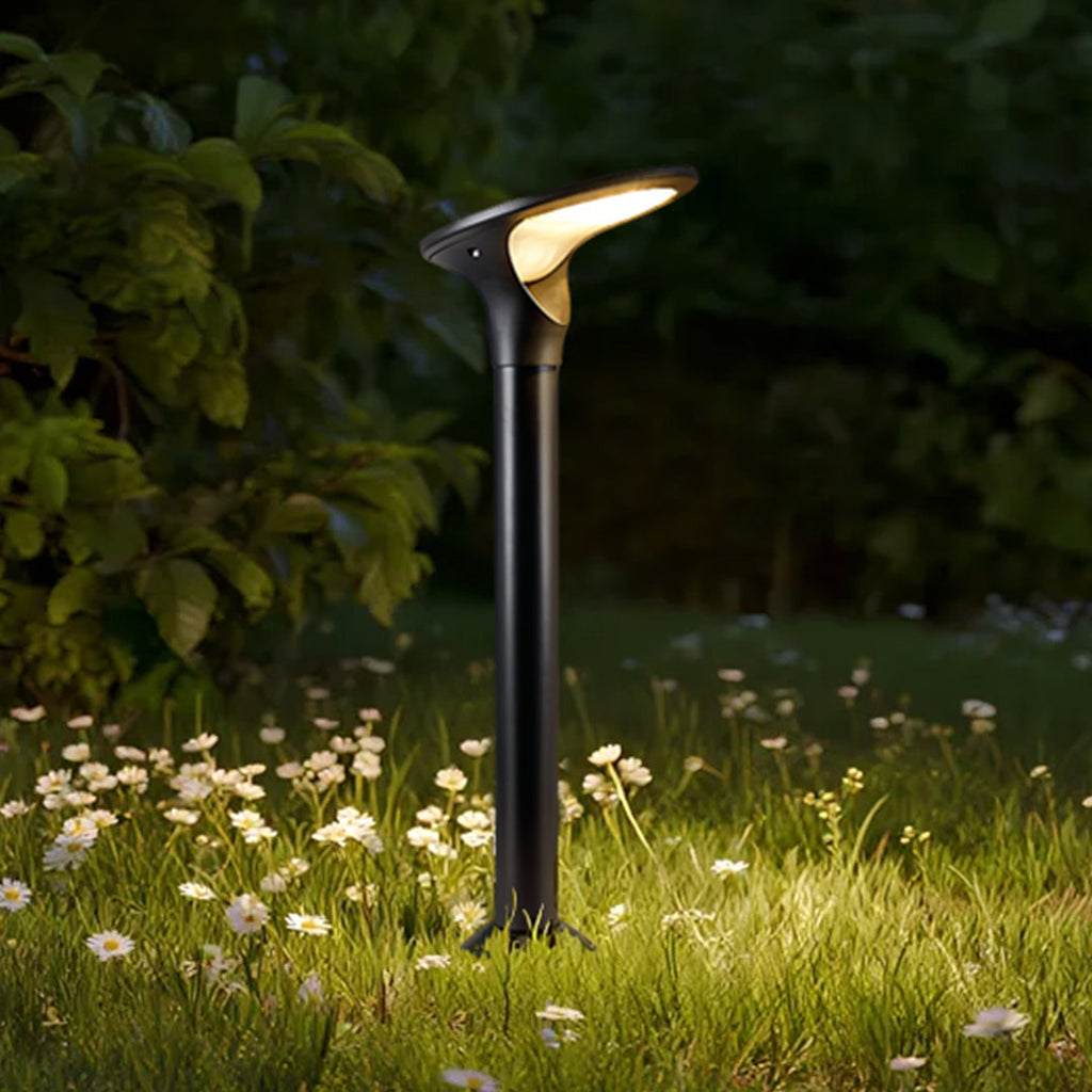 WINDSOR SOLAR GARDEN PILLAR LIGHTS - Contemporary LED Outdoor Illumination for Lawns