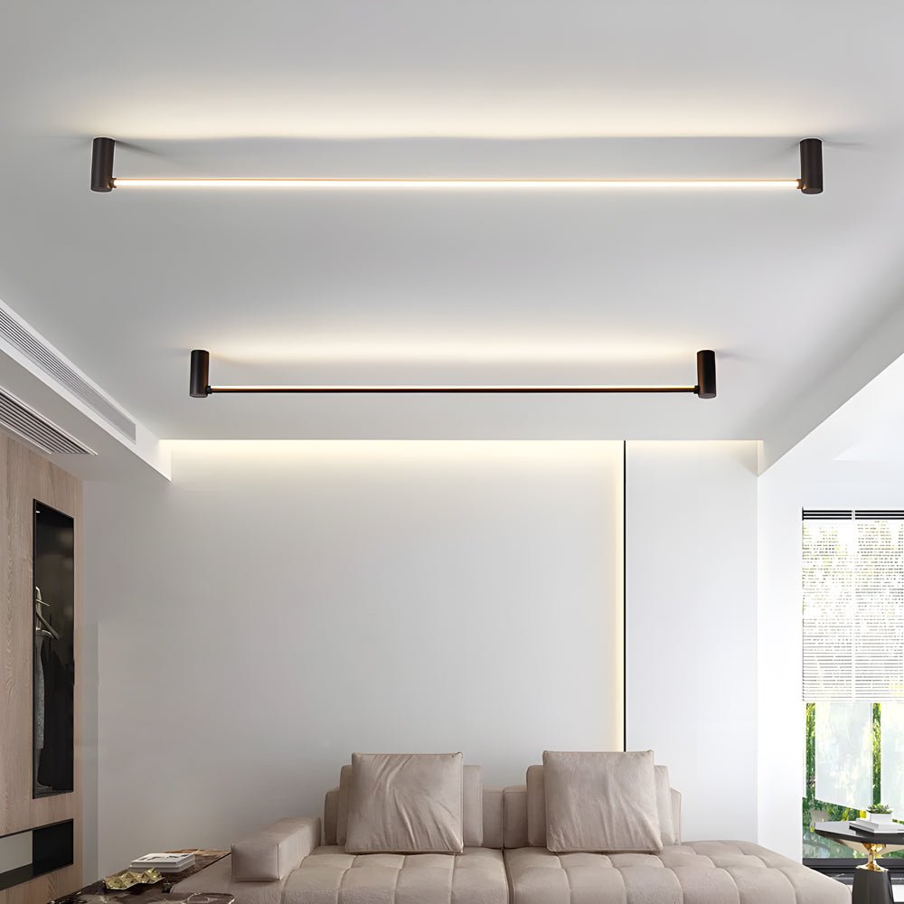 WILLOUGHBY MODERN BLACK LED LINEAR CEILING LUMINAIRE - 23.6''/35.5''/47.2''"  
2. "THORNBURY SLEEK LED LINEAR CEILING FIXTURE - 23.6''/35.5''/47.2''"  
3. "BARNETT CONTEMPORARY BLACK LED LINEAR LIGHTING - 23.6''/35.5''/47.2''"  
4. "DORCHESTER STRAIGHT ED