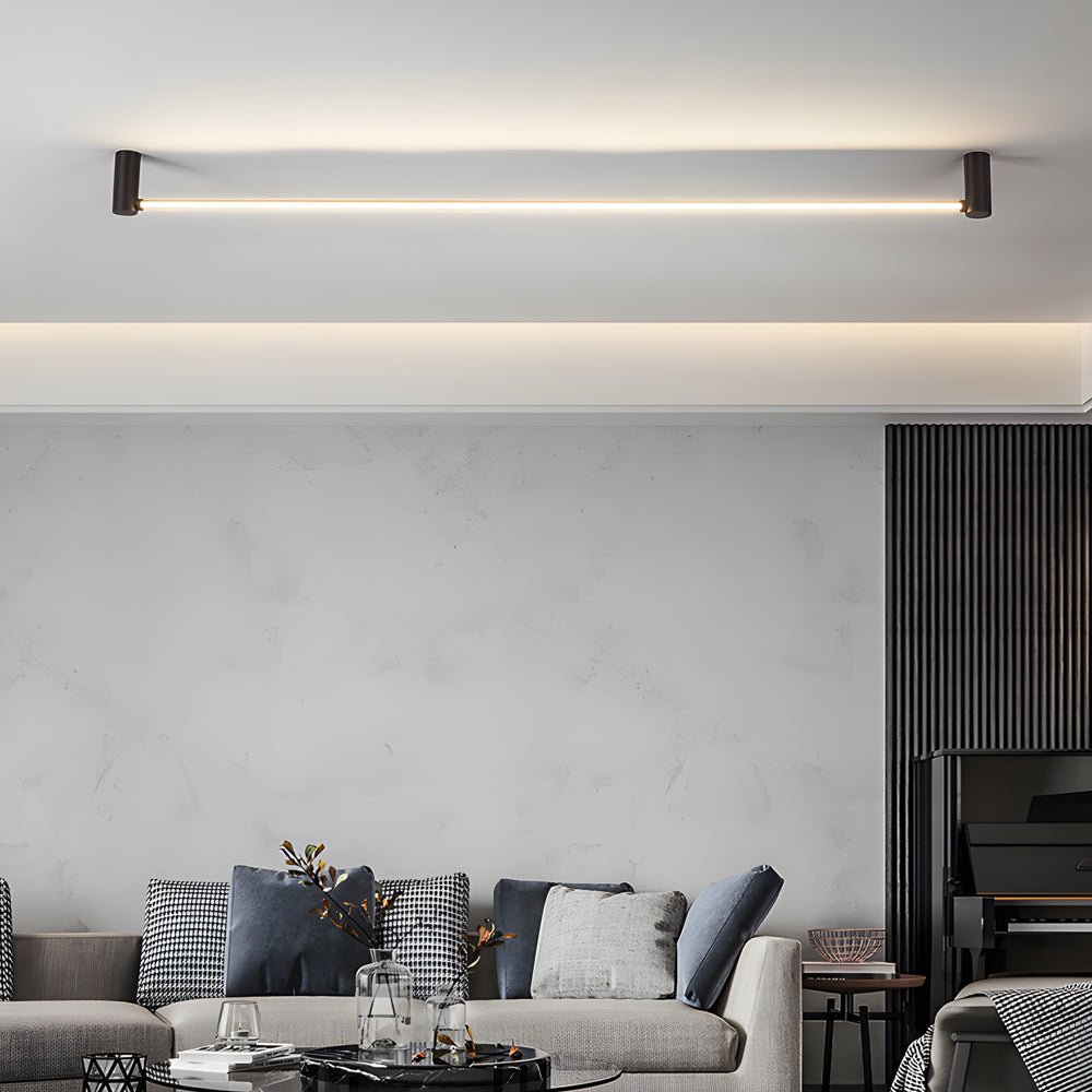 WILLOUGHBY MODERN BLACK LED LINEAR CEILING LUMINAIRE - 23.6''/35.5''/47.2''"  
2. "THORNBURY SLEEK LED LINEAR CEILING FIXTURE - 23.6''/35.5''/47.2''"  
3. "BARNETT CONTEMPORARY BLACK LED LINEAR LIGHTING - 23.6''/35.5''/47.2''"  
4. "DORCHESTER STRAIGHT ED