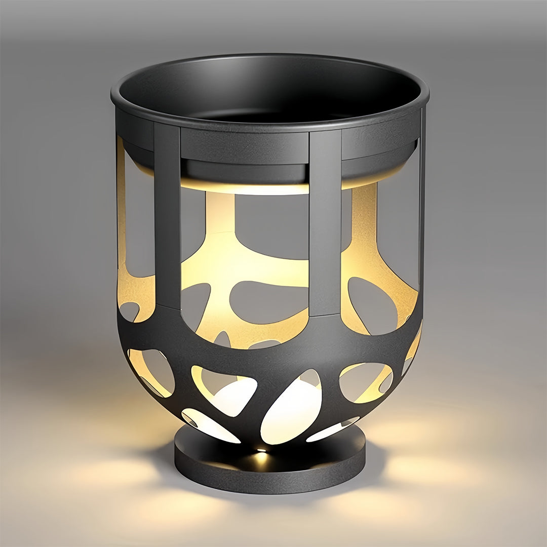 WINTHORPE ILLUMINATED GARDEN CONTAINER WITH WEATHERPROOF LIGHTING