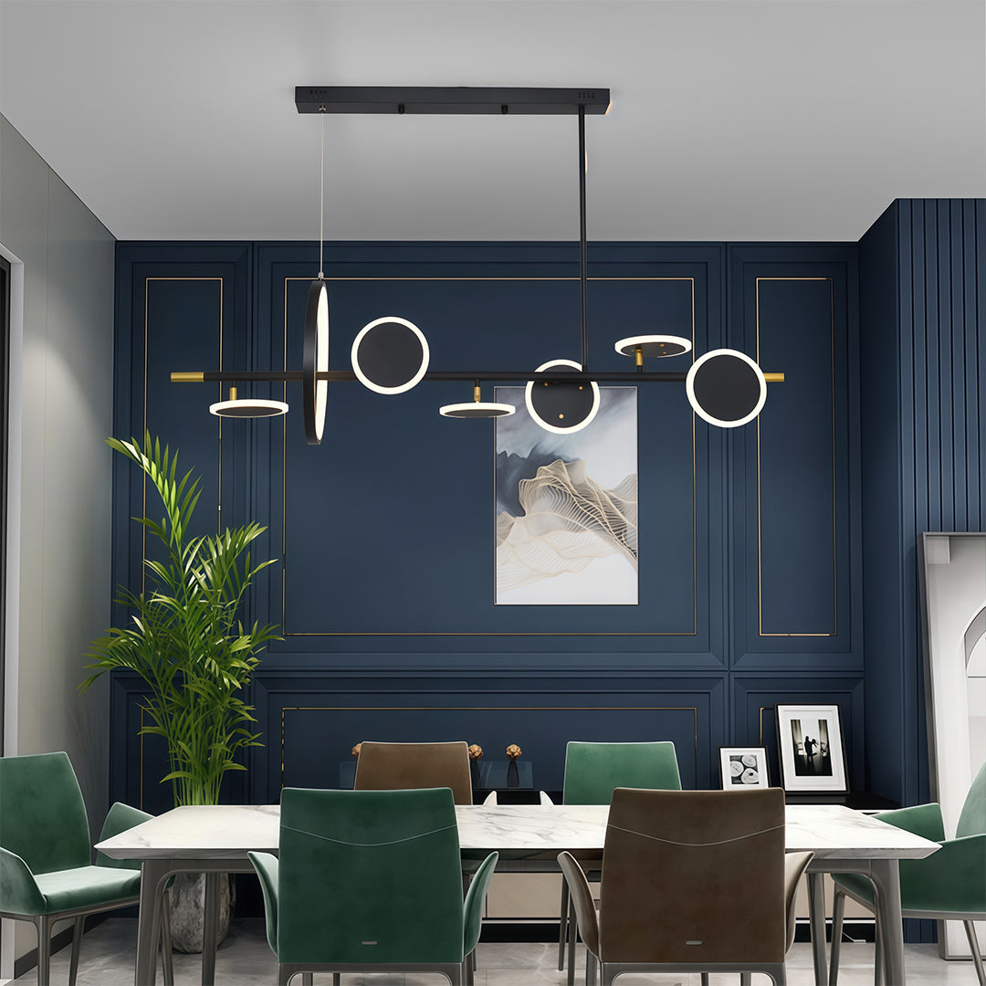 WINTERBOURNE SILICONE SIX-BULB CEILING LANTERN