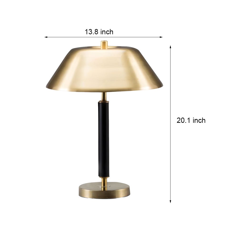 RAVENHALL METAL AND BRASS ILLUMINATION TABLE LANTERN
