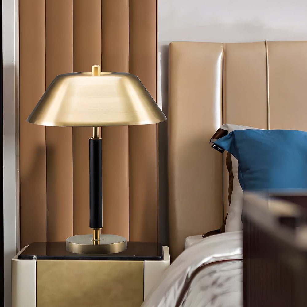 RAVENHALL METAL AND BRASS ILLUMINATION TABLE LANTERN