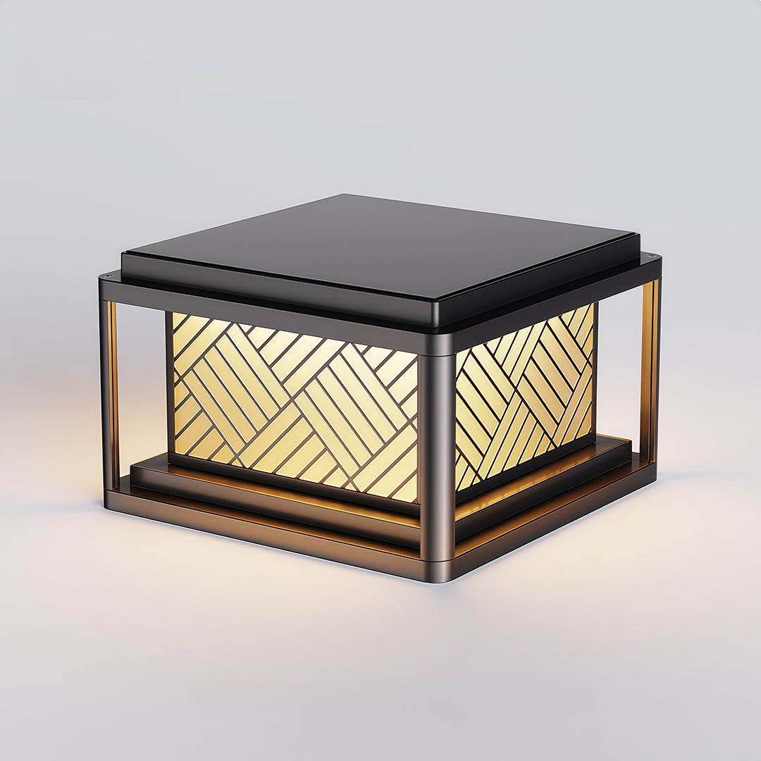 CHISWICK WEATHERPROOF GARDEN PILLAR LANTERN