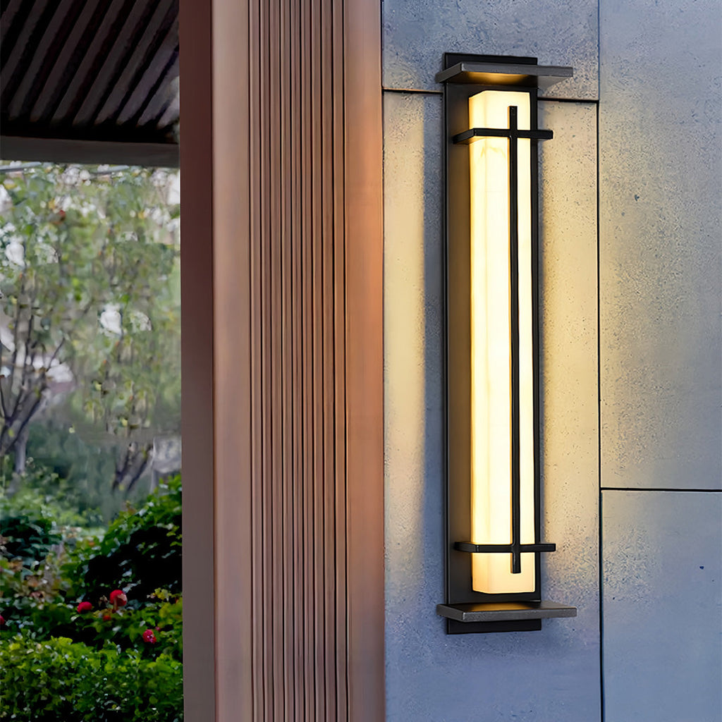 RAVENSCROFT OUTDOOR ILLUMINATOR, MINIMALIST WATER-RESISTANT WALL LAMP