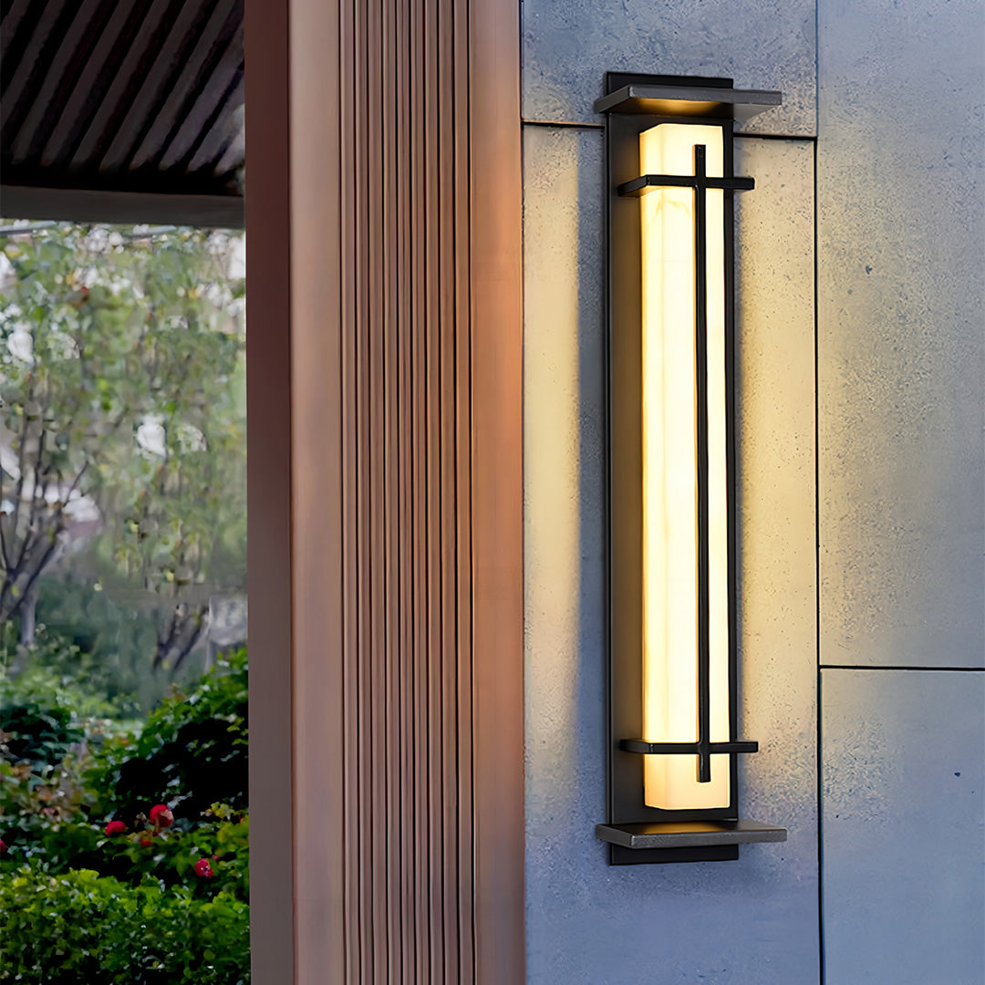 RAVENSCROFT OUTDOOR ILLUMINATOR, MINIMALIST WATER-RESISTANT WALL LAMP