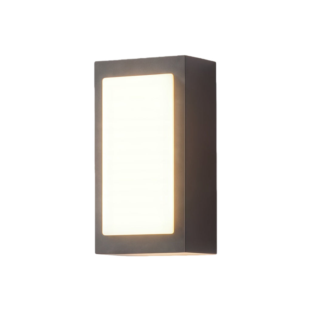 RAVENHALL MINIMALIST BLACK WALL SCONCE WITH WEATHER-RESISTANT DESIGN