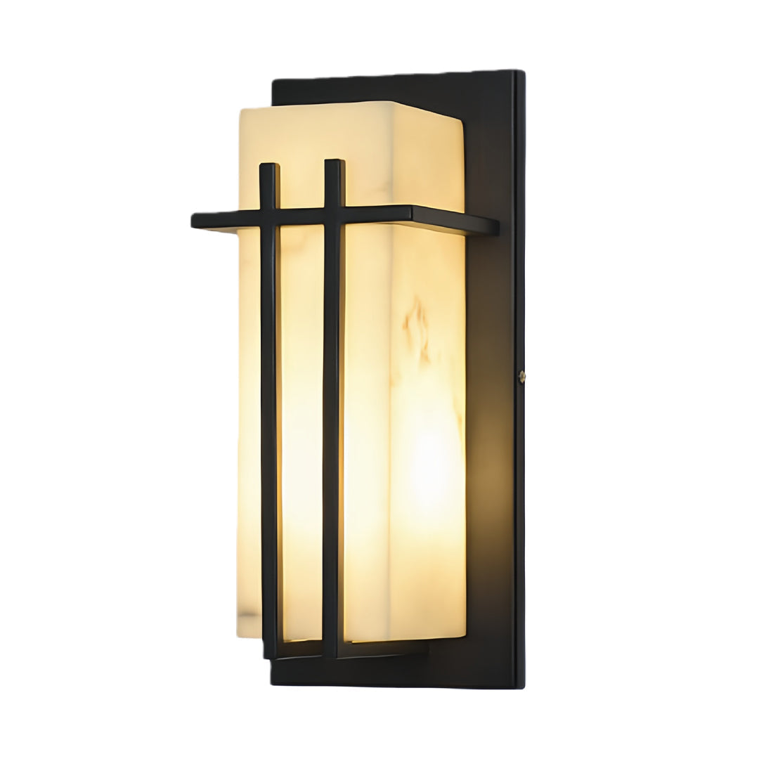 RAVENHURST OUTDOOR MARBLE-STYLE WALL SCONCE