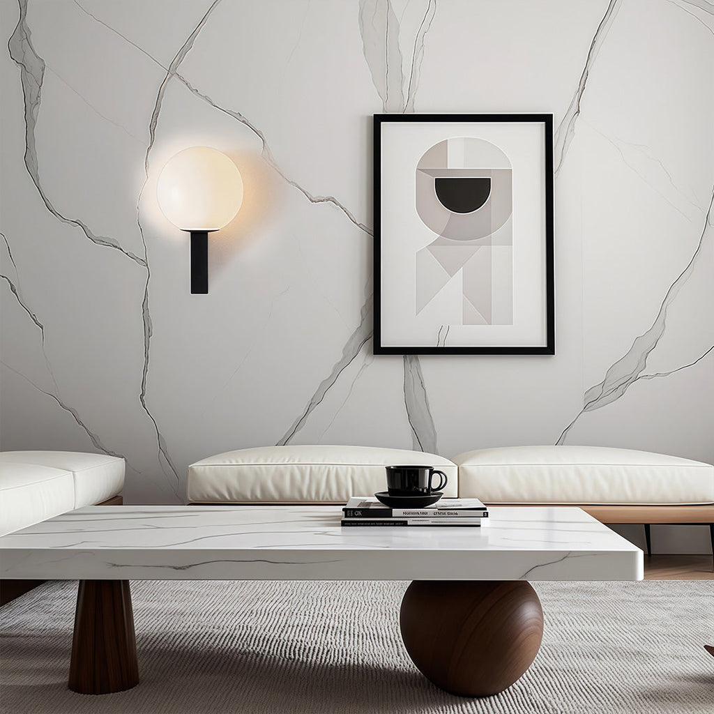 WINTERBOURNE CLEAR SPHERE WALL LANTERN