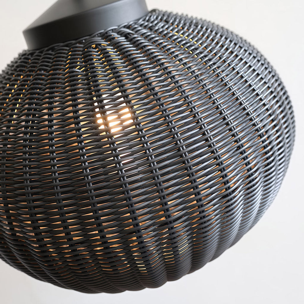 RAVENSCROFT HANDWOVEN OUTDOOR CEILING LANTERN