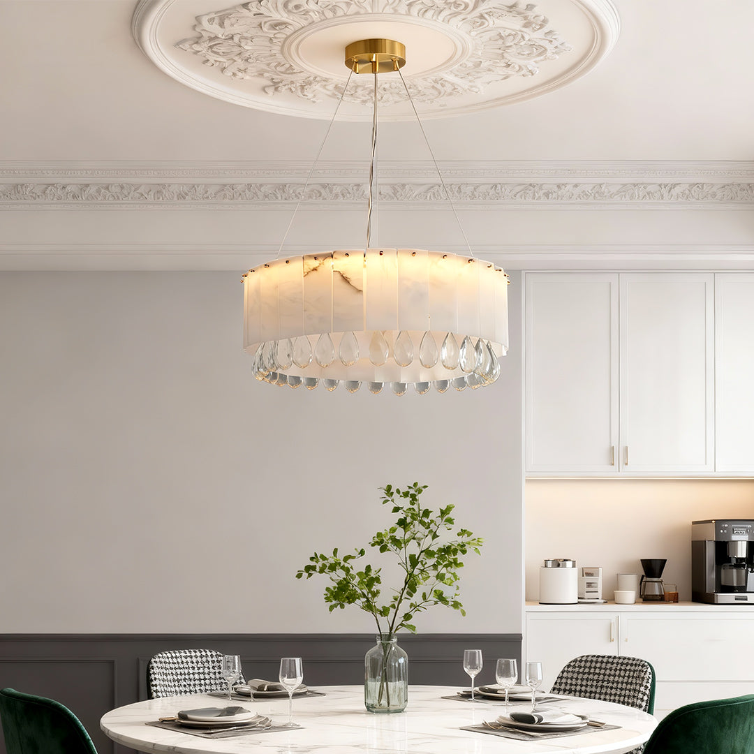 WINDSOR CLOUDSTONE BRASS CEILING LANTERN