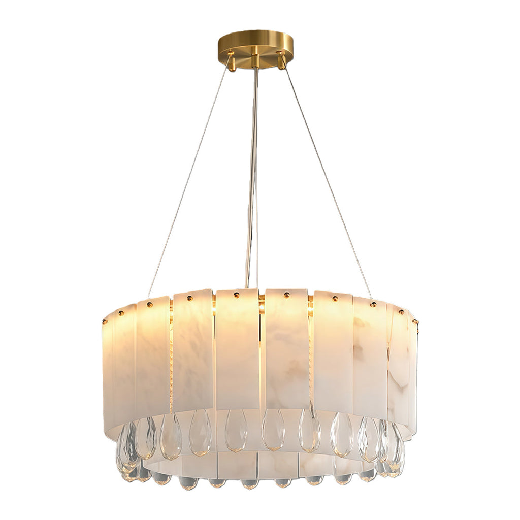 WINDSOR CLOUDSTONE BRASS CEILING LANTERN