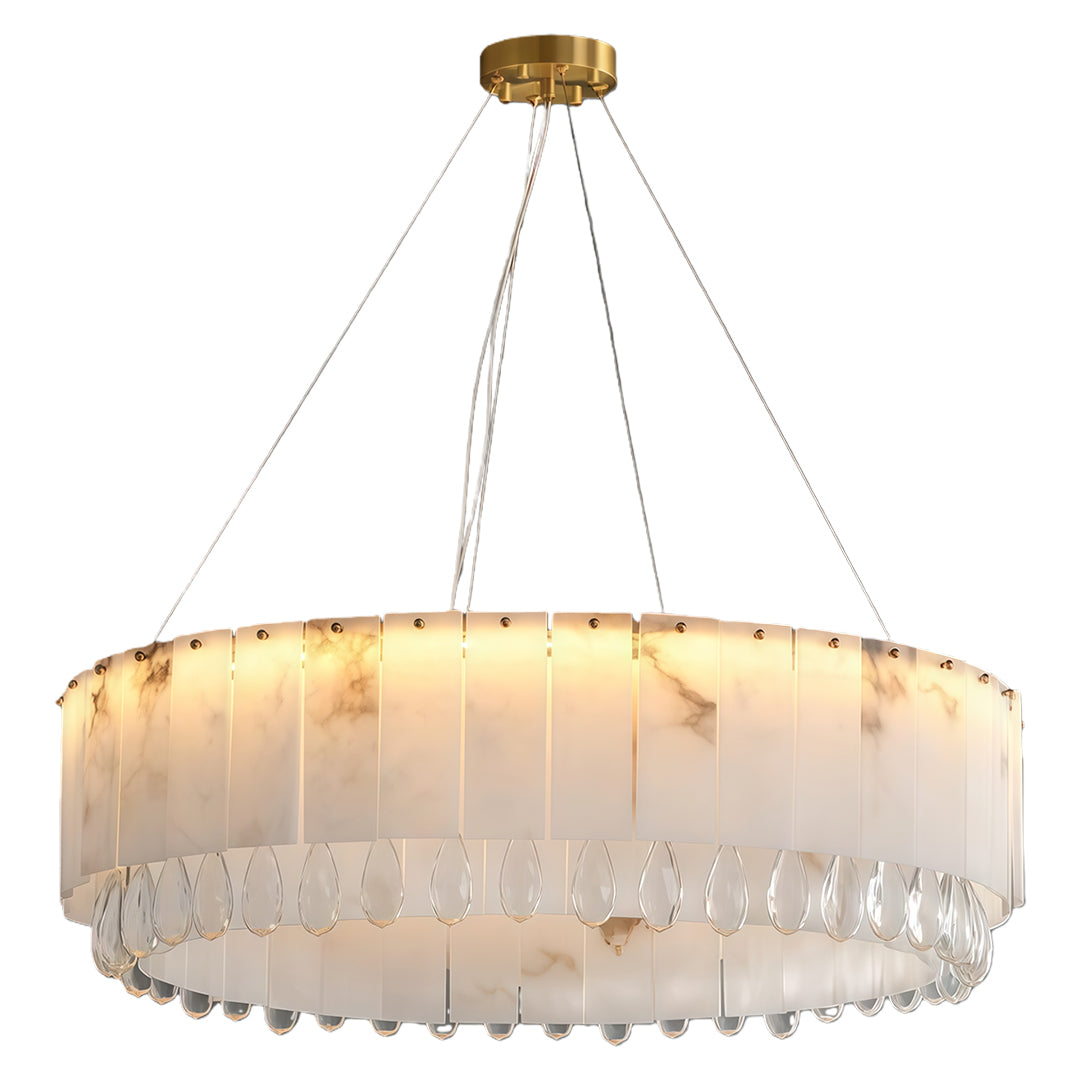WINDSOR CLOUDSTONE BRASS CEILING LANTERN
