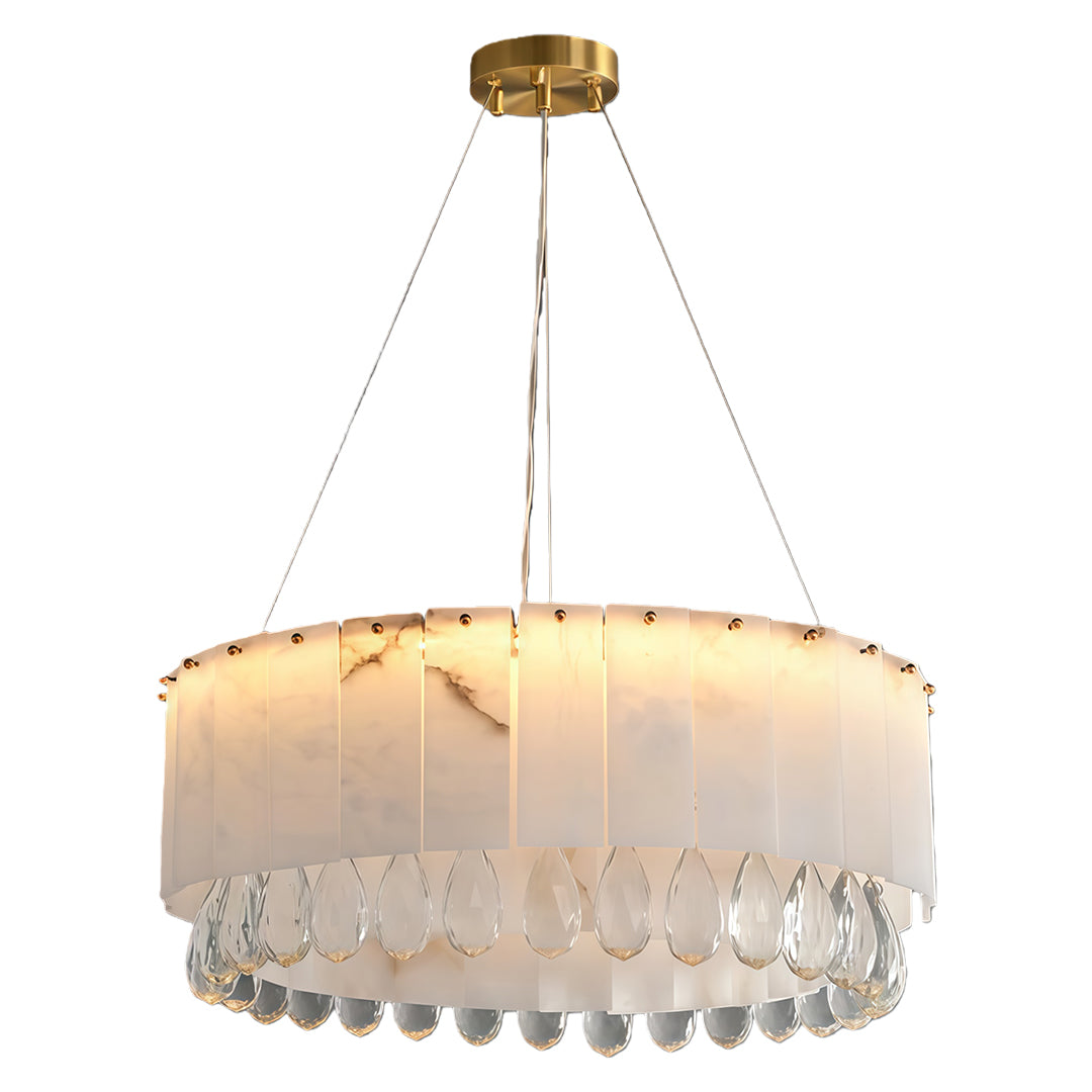 WINDSOR CLOUDSTONE BRASS CEILING LANTERN