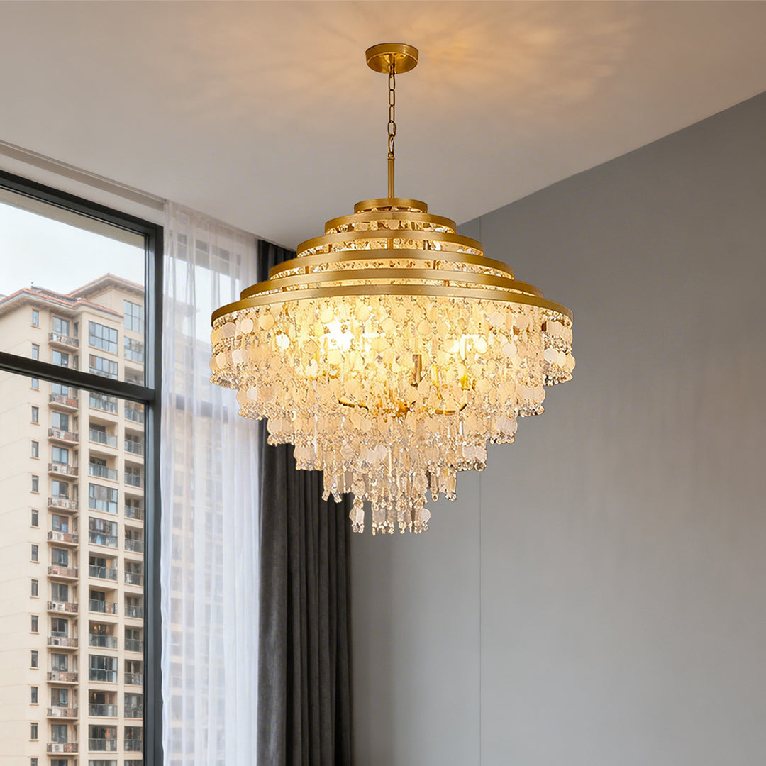 WINTERBOURNE SHELL WHIRL CEILING LUMINAIRE