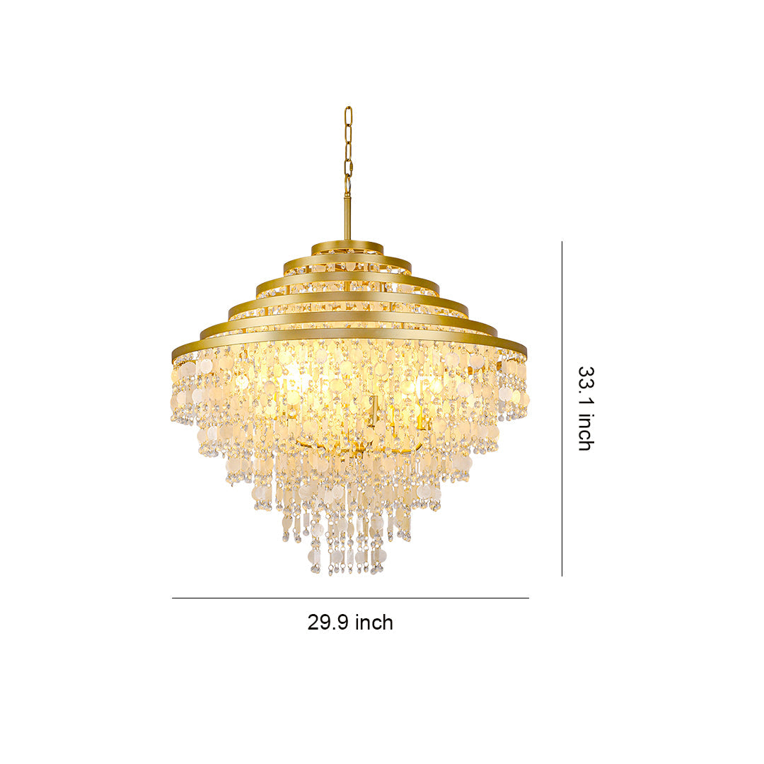 WINTERBOURNE SHELL WHIRL CEILING LUMINAIRE