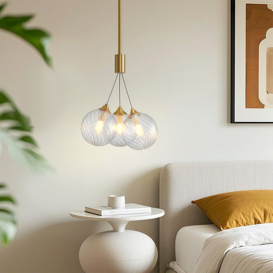 WINTHROP COPPER BUBBLE CEILING LUMINAIRE