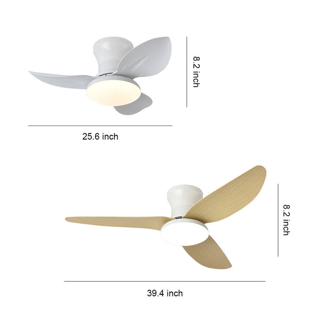 WINDSOR WHISPER 3-BLADE CEILING FAN WITH DIMMABLE LIGHT AND REMOTE CONTROL