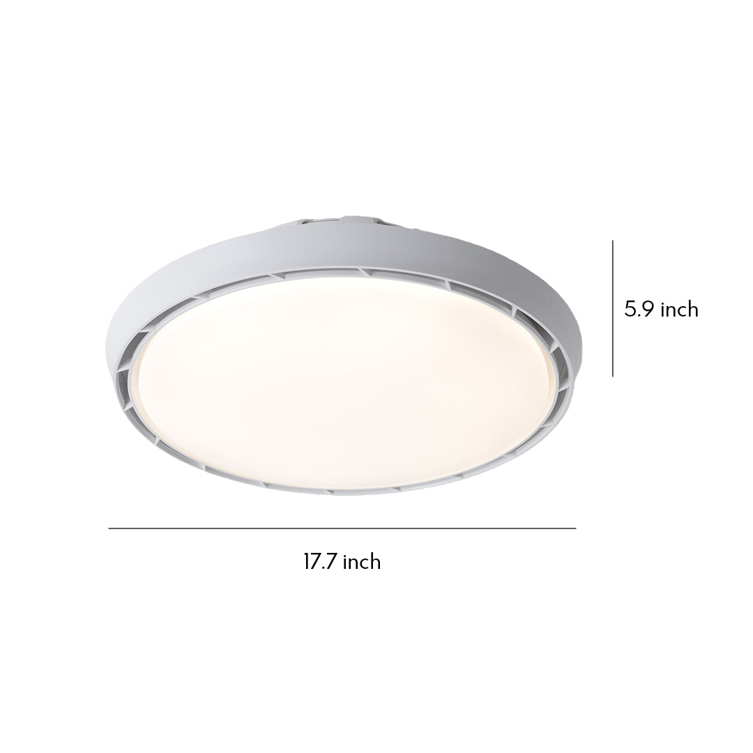 WINDSOR AERO LED CEILING LIGHT WITH DIMMABLE FUNCTION AND LEAFLESS DESIGN