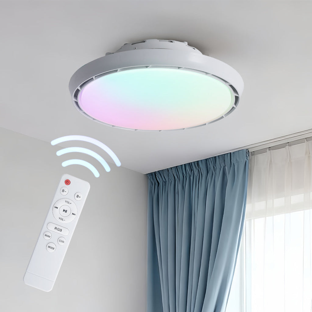 WINDSOR AERO LED CEILING LIGHT WITH DIMMABLE FUNCTION AND LEAFLESS DESIGN