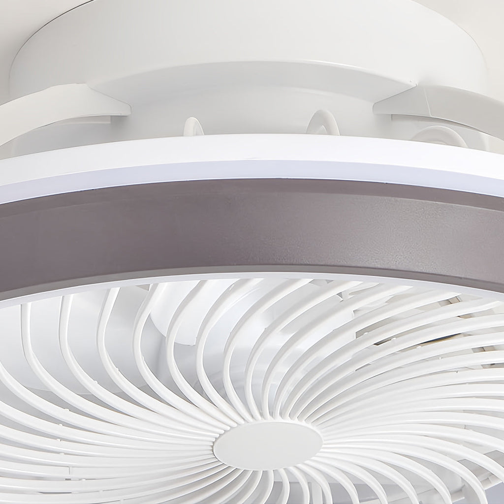 WINDSOR WHIRL LED CEILING LIGHT FAN WITH REMOTE CONTROL AND TRIPLE COLOR DIMMING