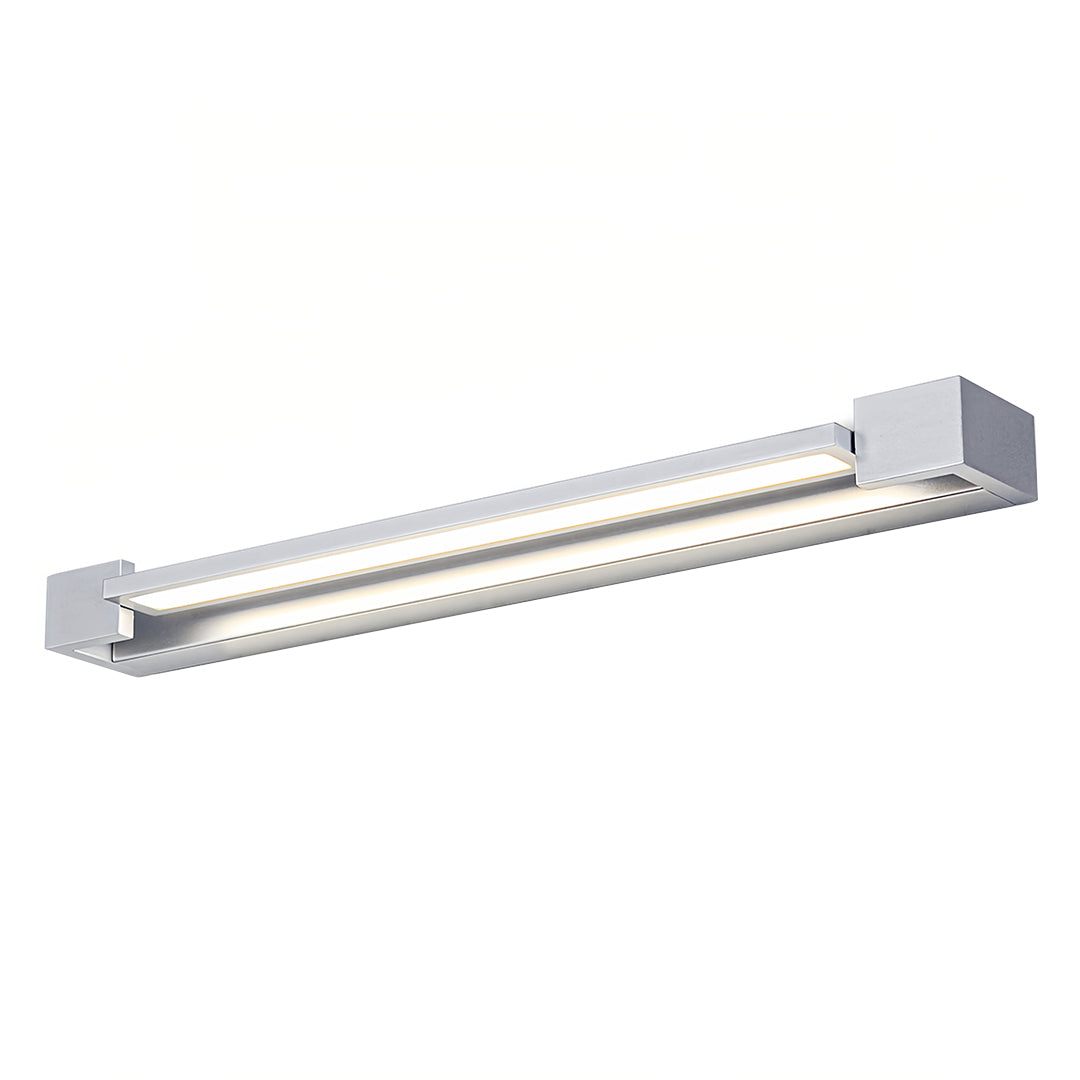 WINTHROP POLISHED CHROME VANITY ILLUMINATOR WITH INTEGRATED MIRROR