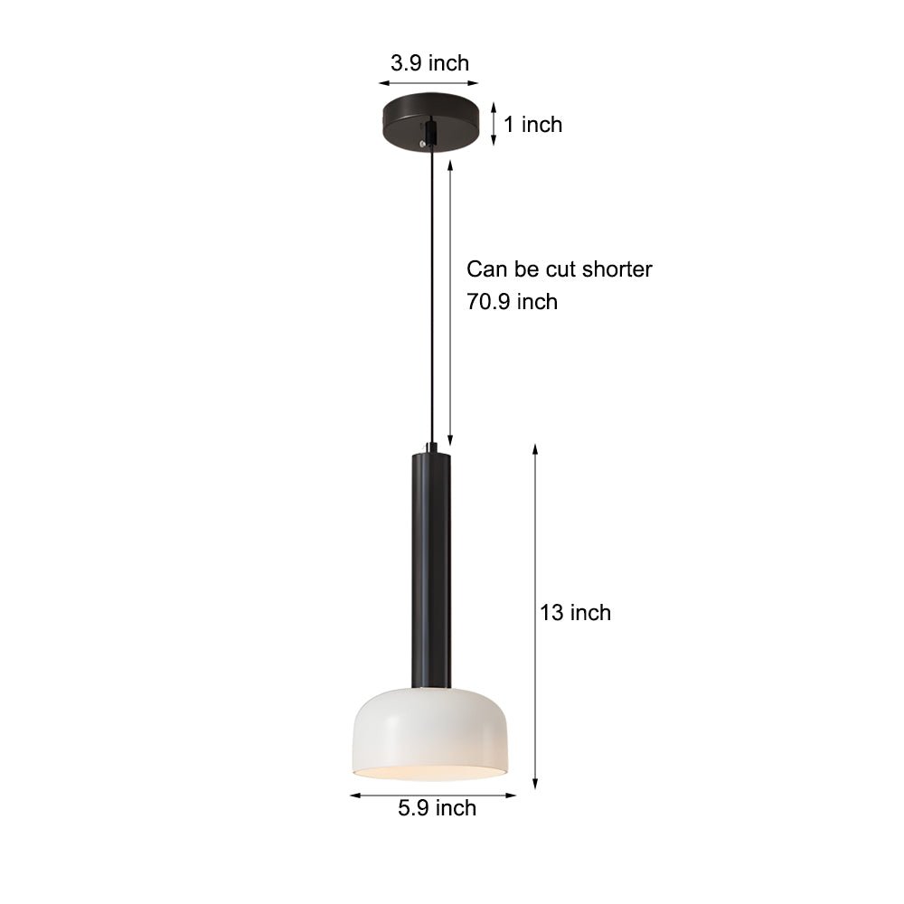 WINTHROP COPPER AND GLASS BOWL PENDANT LUMINAIRE