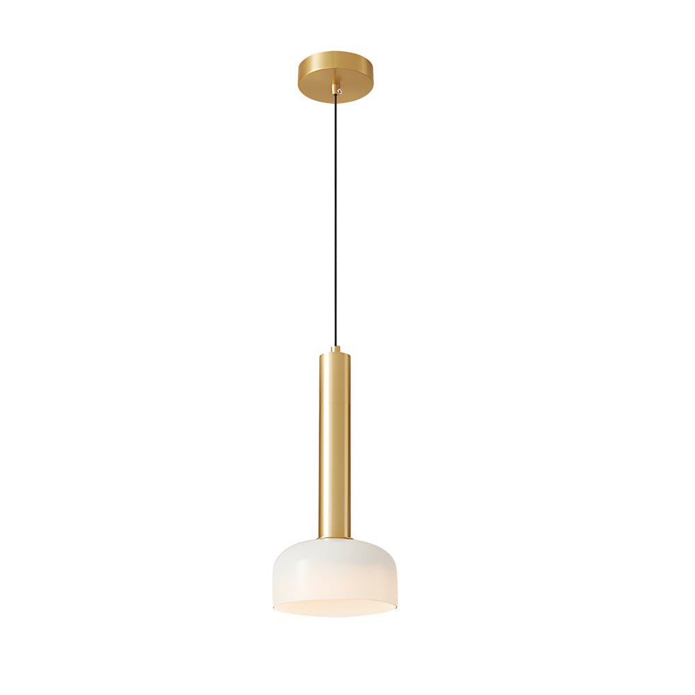 WINTHROP COPPER AND GLASS BOWL PENDANT LUMINAIRE