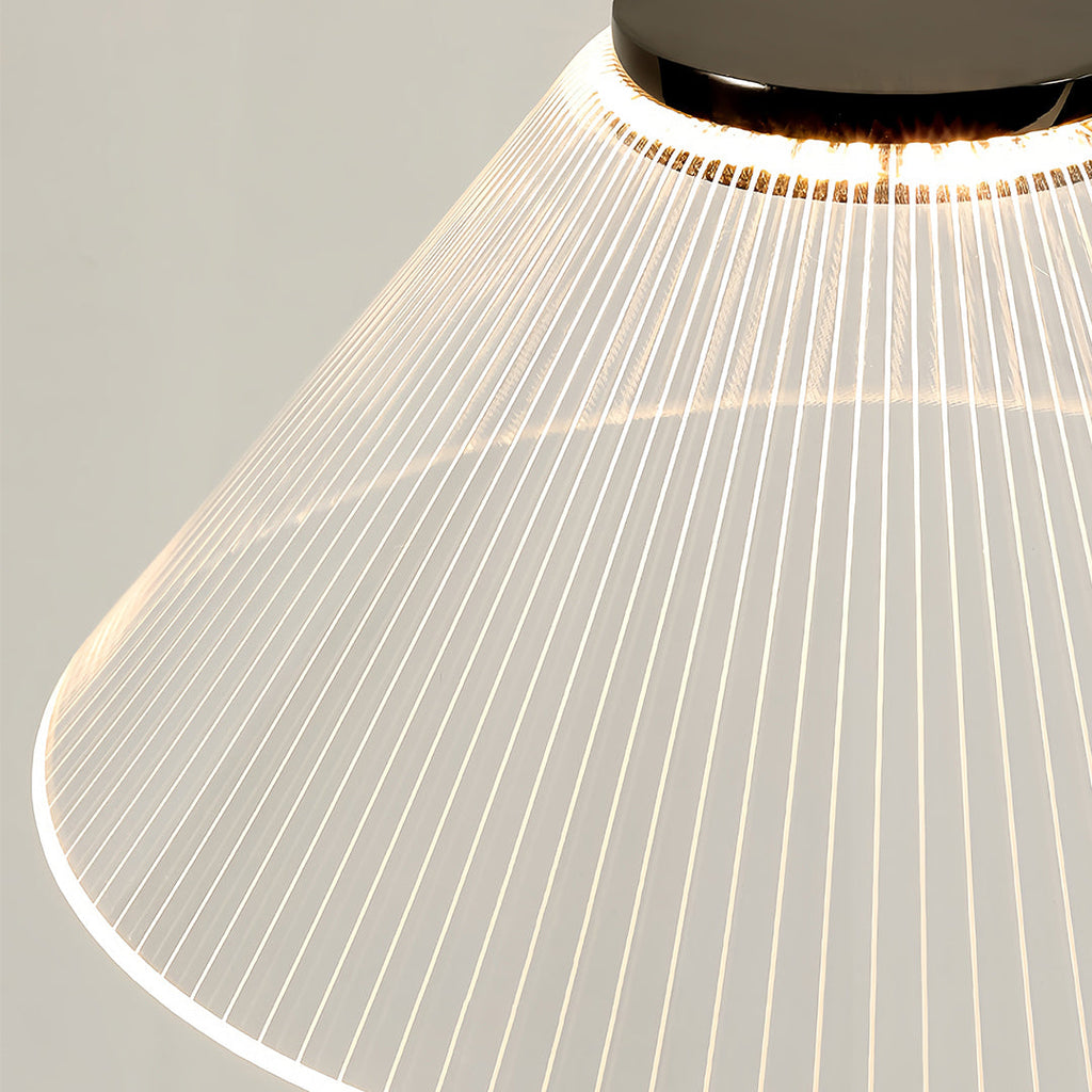 WINTHROP CHROME ACRYLIC LED FLOOR LAMP
