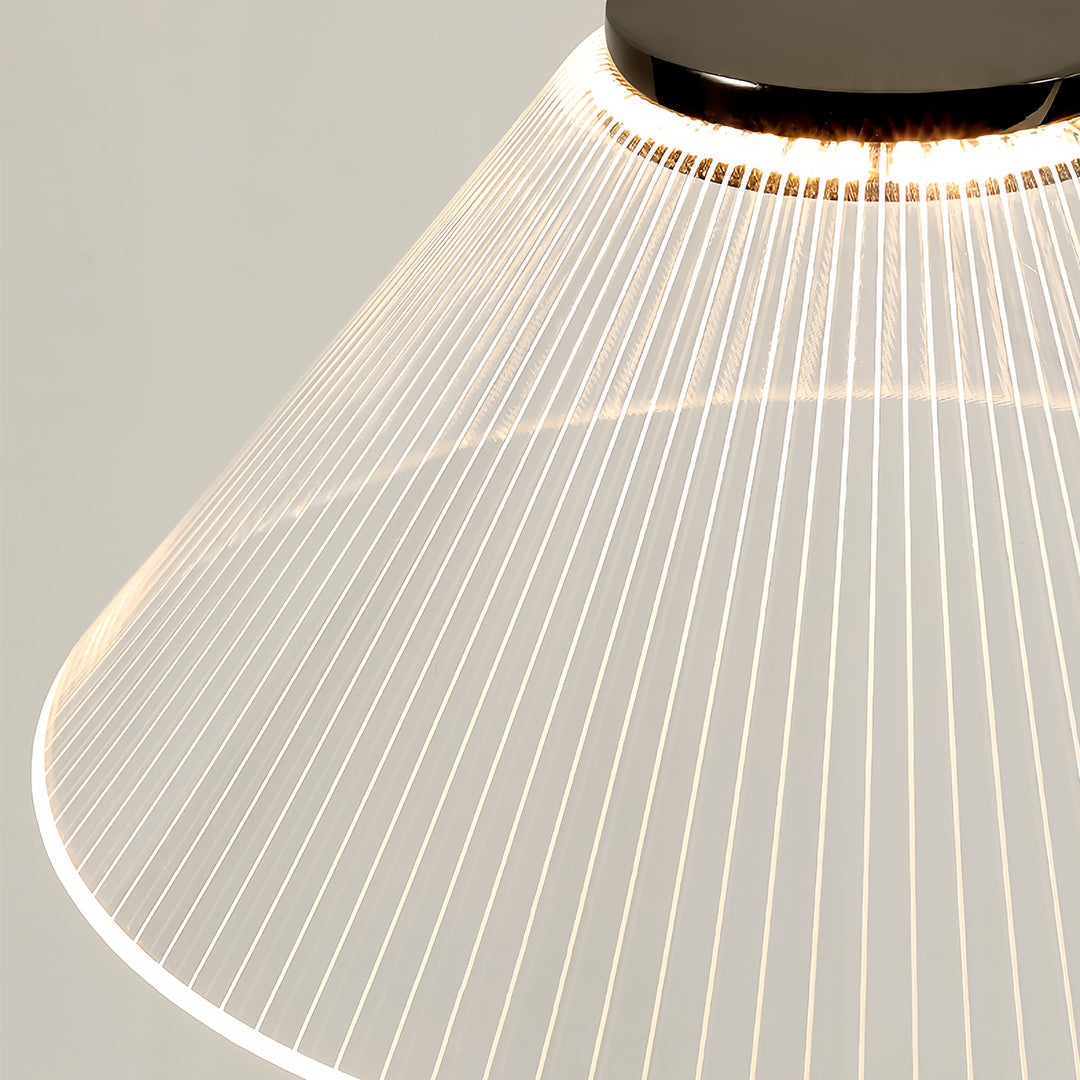 WINTHROP CHROME ACRYLIC LED FLOOR LAMP