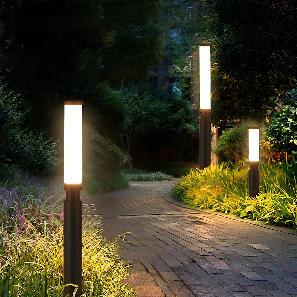 WINDSOR GLOW LED PATHWAY BOLLARD LIGHTS - Waterproof Modern Outdoor Illumination