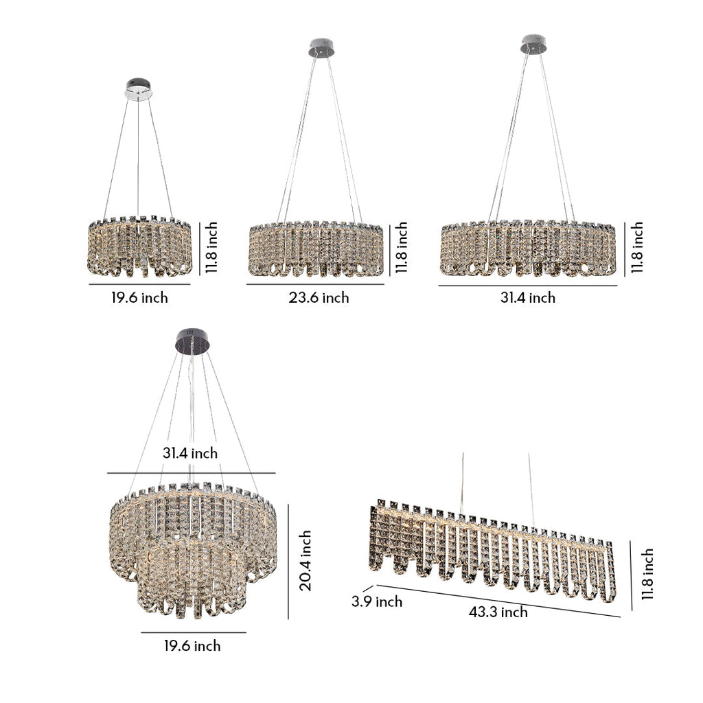 WINTHROP CRYSTAL SPHERE CEILING LUMINAIRE