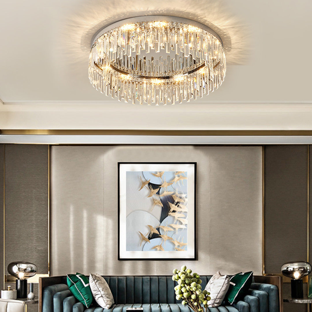 WINDSOR CRYSTAL CIRCULAR CEILING LANTERN