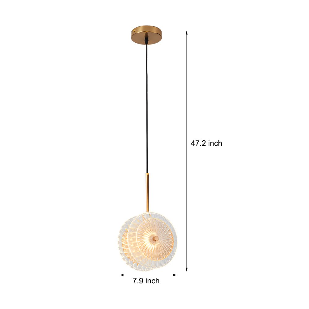 WINDSOR CRYSTAL ORB HANGING ILLUMINATION WITH LED